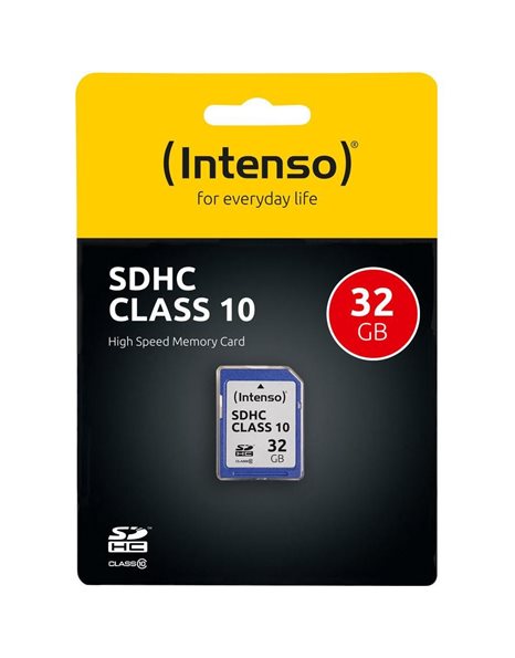 Intenso SD Card 32GB C10, 40MB/s (3411480)