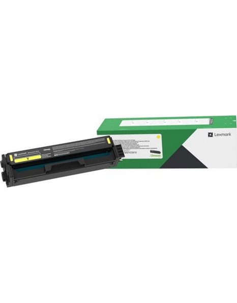 Lexmark C332HY0 Yellow High Yield Return Program Print Cartridge (C332HY0)