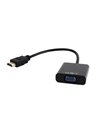 Gembird HDMI to VGA and Audio Adapter Cable, Single Port, Black (A-HDMI-VGA-03)
