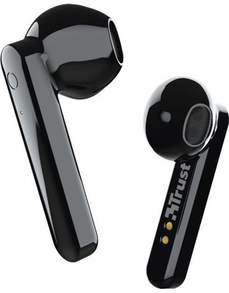 Trust Primo Touch Bluetooth Wireless Earphones, Black (23712)