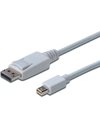 Digitus Cable DisplayPort male to mini DisplayPort male 1m (AK-340102-010-W)