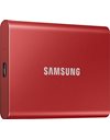 Samsung Portable 500GB External SSD T7, 2.5-Inch, USB 3.2 Gen 2, 1050 MBps (Read)/1000 MBps (Write), Red (MU-PC500R/WW)
