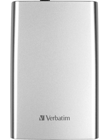 Verbatim Store N Go 2TB Portable HDD, USB 3.0, Silver (53189)