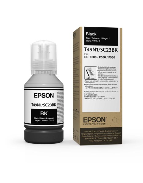 Epson Cartridge, 140ml, Black (C13T49N100)