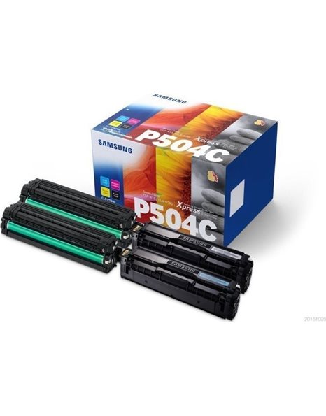 Samsung CLT-P504C Rainbow Kit (C / M / Y / BK) Toner 4-pack, 2500 pages  (SU400A)