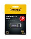 Intenso High Speed Line 128GB USB 3.1 Flash Drive, Black & Yellow (3537491)