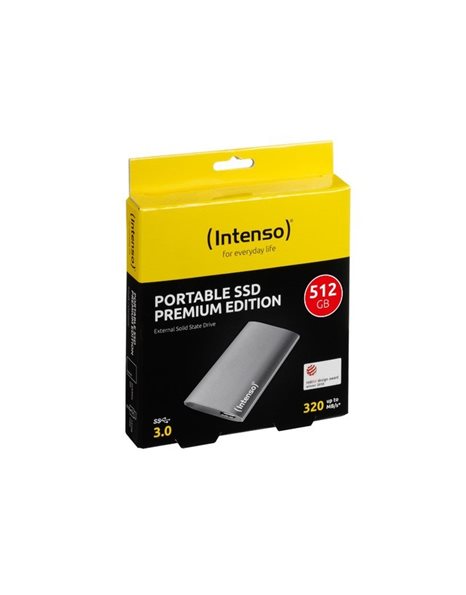 Intenso Premium Edition External Portable 512 GB SSD USB3.2, 1,8-Inch (3823450)