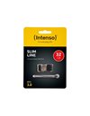 Intenso Slim Line 32 GB USB3.0 Flash Drive, Black (3532480)