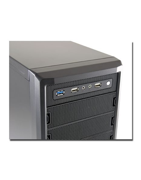 LC-Power Pro-924B, Midi Tower, ATX, USB 3.0, 420W PSU, Black (LC-924B)