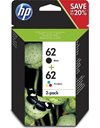 HP 62 Black/Tri-color 2-pack (N9J71AE)