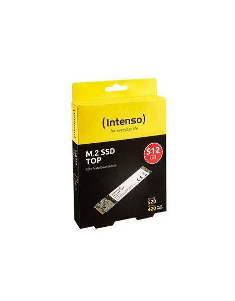 Intenso TOP 512 GB SSD, M.2 2280, SATA3, 520MBps (Read)/ 420MBps (Write) (3832450)