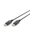 Digitus DisplayPort Connection Cable, DP Male/Male, 2m, Interlock, DP 1.1a Conform, Black (AK-340103-020-S)