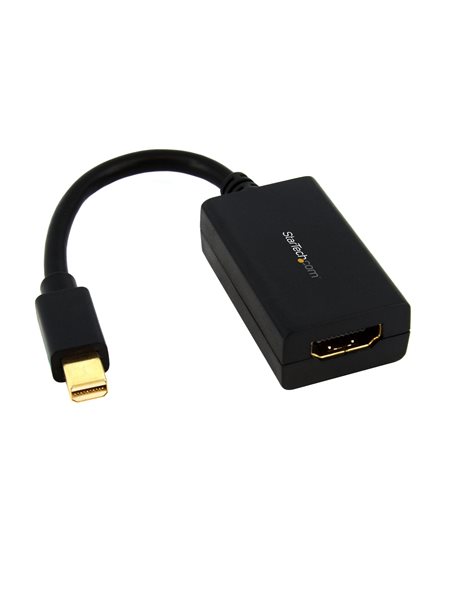 StarTech Mini DisplayPort To HDMI Adapter, Black (MDP2HDMI)