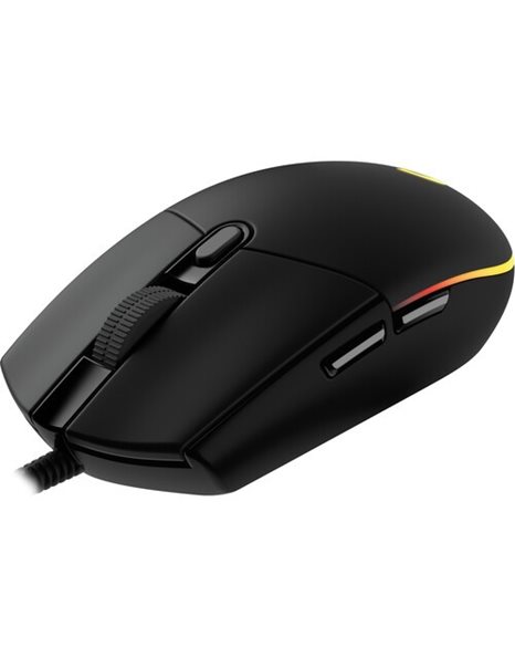 Logitech G203 LIGHTSYNC RGB Wired Gaming Mouse, Black (910-005790)