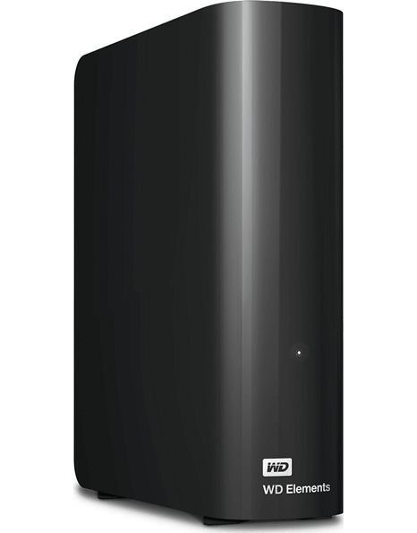 Western Digital Elements Desktop External HDD, 12TB, 3.5-Inch, USB 3.2, Black (WDBWLG0120HBK-EESN)