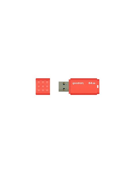 GoodRAM UME3 64GB USB 3.0 Flash Drive, Orange (UME3-0640O0R11)