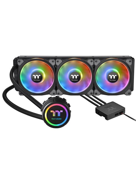 Thermaltake Floe DX RGB 360 TT Premium Edition, All-In-One Liquid CPU Cooler, 3x 120mm Fans (CL-W256-PL12SW-A)