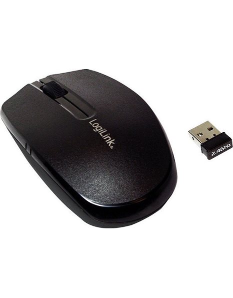 LogiLink 2.4 GHz Mini optical wireless mouse, 1200 dpi (ID0114)