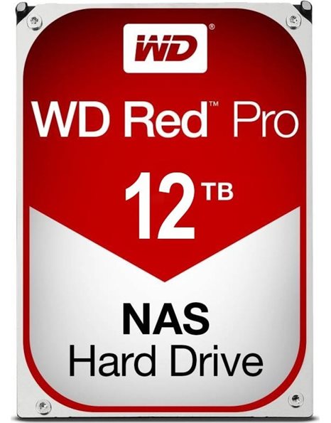 Western Digital Red Pro NAS 12TB HDD, SATA3, 7200RPM, 256MB (WD121KFBX)