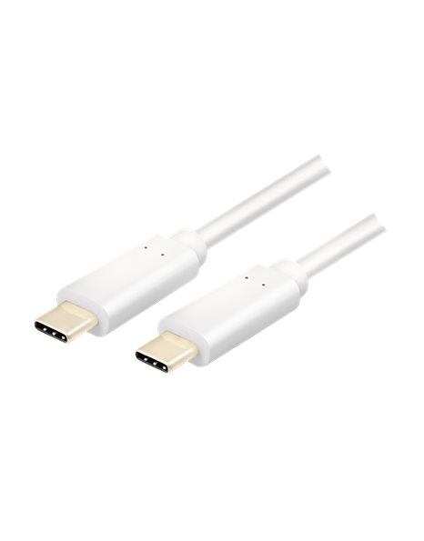 LogiLink USB 3.2 Gen2x1 Cable, USB-C connection cable, 1m, White (CU0131)