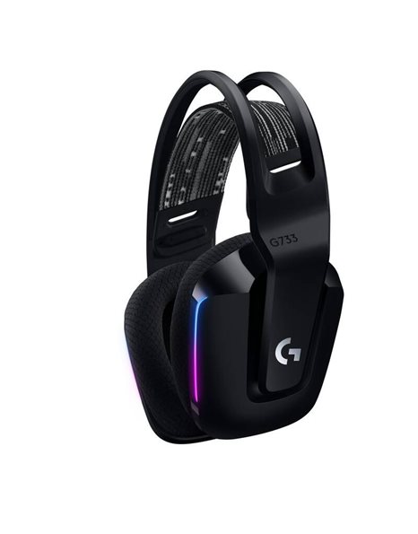 Logitech G733 LightSpeed RGB Wireless Gaming Headset, Black