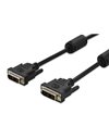 Digitus DVI Connection Cable, DVI (18+1), 2x Ferrite Male/Female, 2m, DVI-D Single Link, Black (AK-320100-020-S)