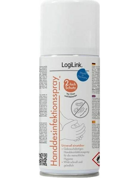 LogiLink Hand disinfection spray, 150 ml (RP0019)