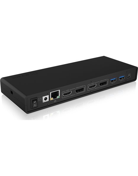 RaidSonic ICY BOX IB-DK2245AC USB Type-C DockingStation with double video interface (IB-DK2245AC)