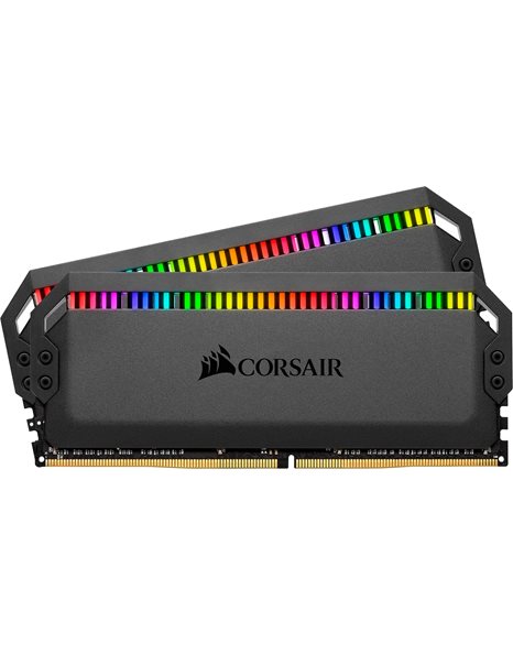 Corsair Dominator Platinum RGB 32GB Kit (2x16GB) 3600MHz DDR4 CL18, 1.35V, Black, Heat Spreader (CMT32GX4M2Z3600C18)