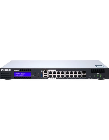 QNap QGD-1600P-8G, 16-Port Web Managed Switch (QGD-1600P-8G)