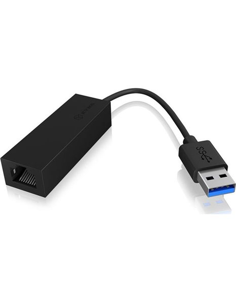 RaidSonic ICY BOX IB-AC501a USB 3.0 to Gigabit Ethernet Adapter (IB-AC501A)