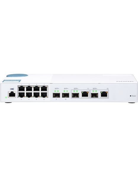 Qnap QSW-M408-2C, 12-Port 10GbE SFP+ Managed Switch (QSW-M408-2C)