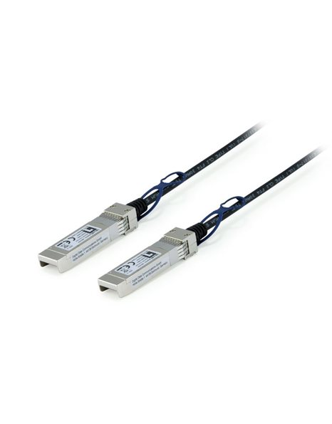 LevelOne DAC-0105, 10Gbps SFP+ Direct Attach Copper Cable, 5m, Twinax, Silver (DAC-0105)