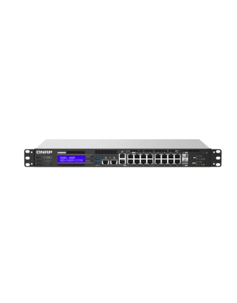 QNAP SWI QDG-1602P-C3558-8G Smart Edge PoE Switch with 2.5GbE and 10GbE Capability for the Wi-Fi 6 & SD-WAN Generation  (QGD-1602P-C3558-8GB)
