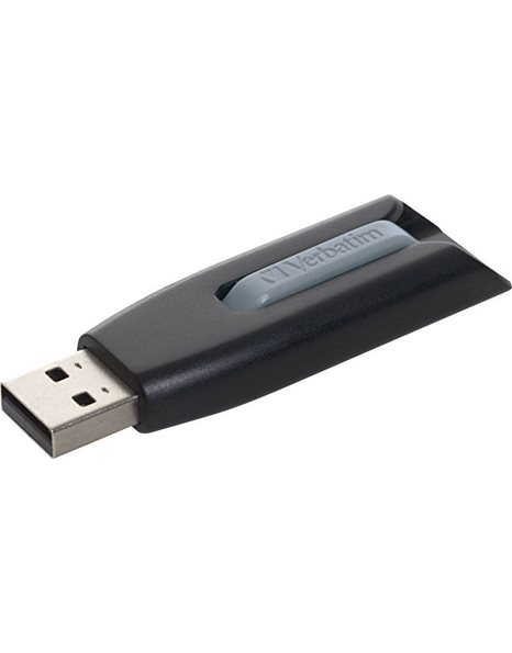 Verbatim V3 256GB USB 3.2 Flash Drive, Black (49168)