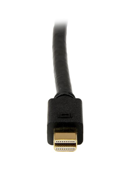 StarTech Mini DisplayPort To DVI Adapter Converter Cable, 1920x1200, 1.8m, Black (MDP2DVIMM6B)