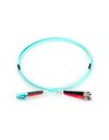 Digitus Optical Fiber Multimode Patch Cord, LC To ST MM OM3 50/125µ, 3m, Turquoise (DK-2531-03/3)