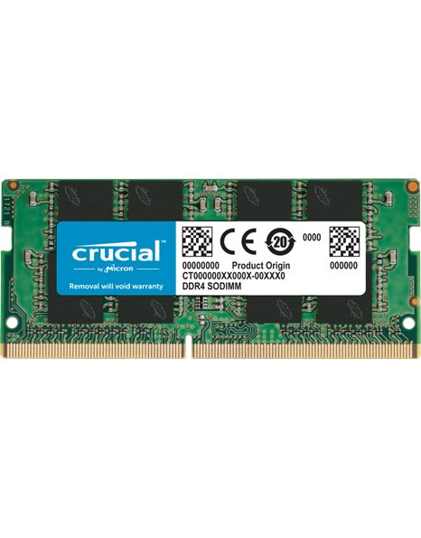 Crucial 32GB 2666MHz DDR4 SODIMM CL19 1.2V (CT32G4SFD8266)