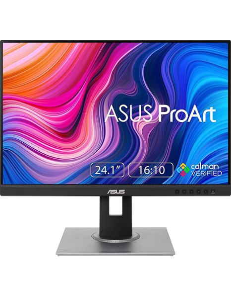 Asus ProArt Display PA248QV 24.1-Ιnch IPS Monitor, 1920x1200, 16:10, 5ms, HDMI, DP, VGA,  Speakers (90LM05K1-B01370)
