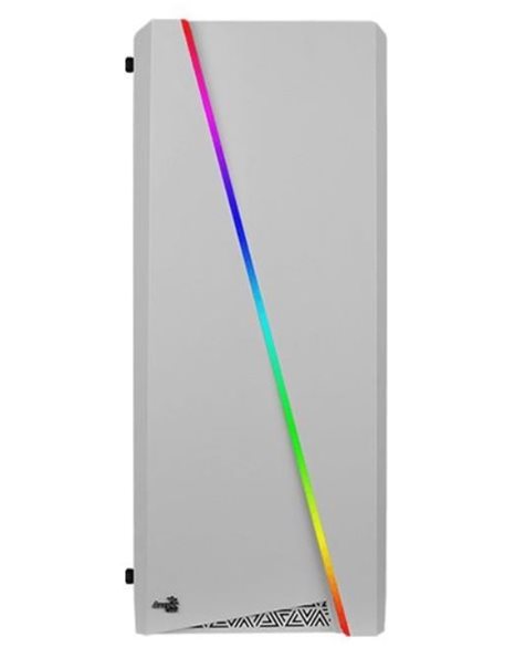 Aerocool Cylon RGB, Midi Tower, ATX, USB 3.0, Full Acrylic Side Panel, White(AEROPGSCYLON-WH)