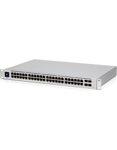 Ubiquiti UniFi Switch 48 PoE 48-Port managed PoE switch with Gigabit Ethernet ports including 802.3at PoE+ ports, and  SFP ports (USW-48-POE)