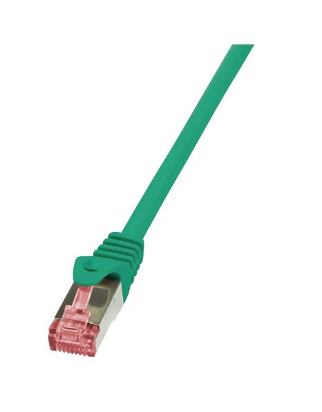 LogiLink Patch cable Cat.6 S/FTP, PIMF, PrimeLine, green, 0.5m (CQ2025S)
