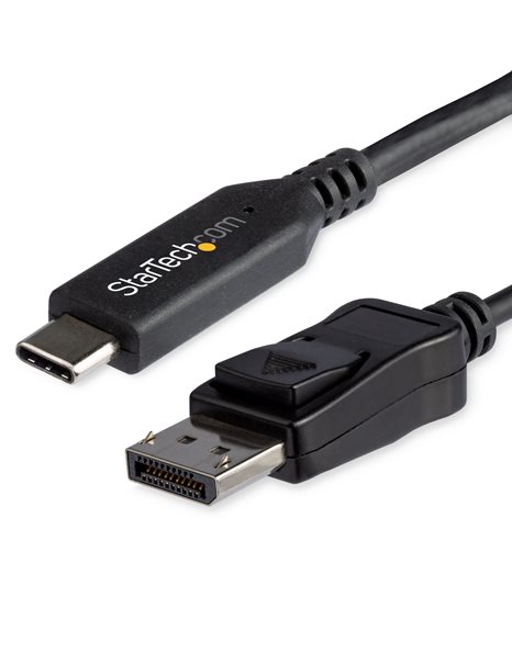 StarTech USB Type-C To DisplayPort 1.4 Cable, 1.8m, Black (CDP2DP146B)