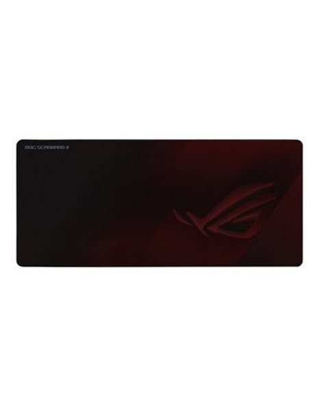 Asus ROG Scabbard II Gaming XL Mouse Pad, Black, Red (90MP0210-BPUA00)
