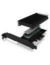 RaidSonic ICY BOX IB-PCI224M2-ARGB Converter for 1x M.2 NVMe to PCIe x4 with large heat sinks (IB-PCI224M2-ARGB)
