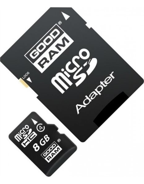 GoodRAM MicroSDHC 8GB C14, SD-Adapter (M40A-0080R11)