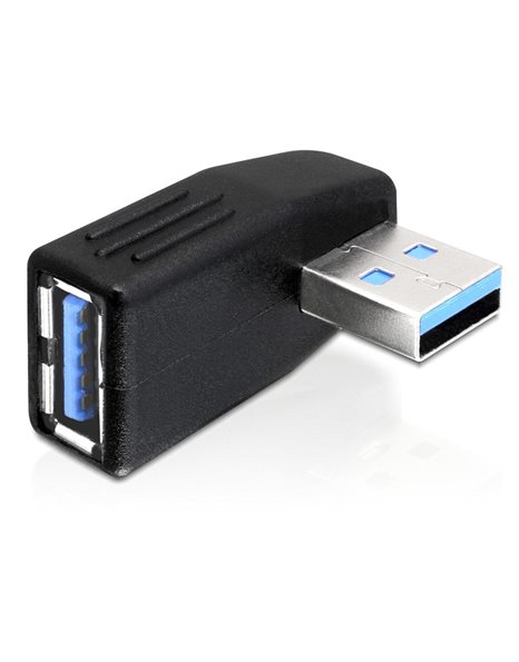 Delock Adapter USB 3.0 male-female angled 270 horizontal (65342)