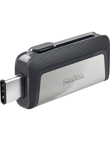 SanDisk Ultra DualDrive 32 GB USB stick, USB 3.1 Gen1, Silver (SDDDC2-032G-G46)