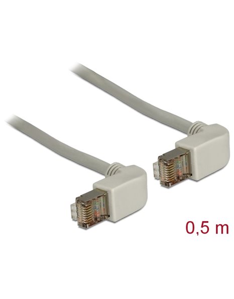Delock Cable RJ45 Cat.5e SFTP angled / angled, 50cm (83510)