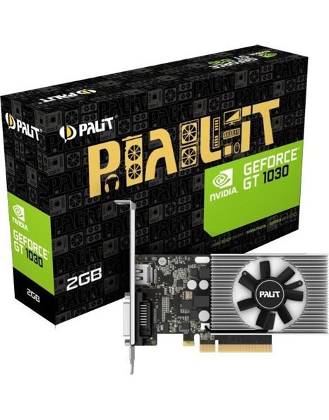 Palit GeForce GT 1030 2GB DDR4, 64-Bit, HDMI, DVI (NEC103000646-1082F)